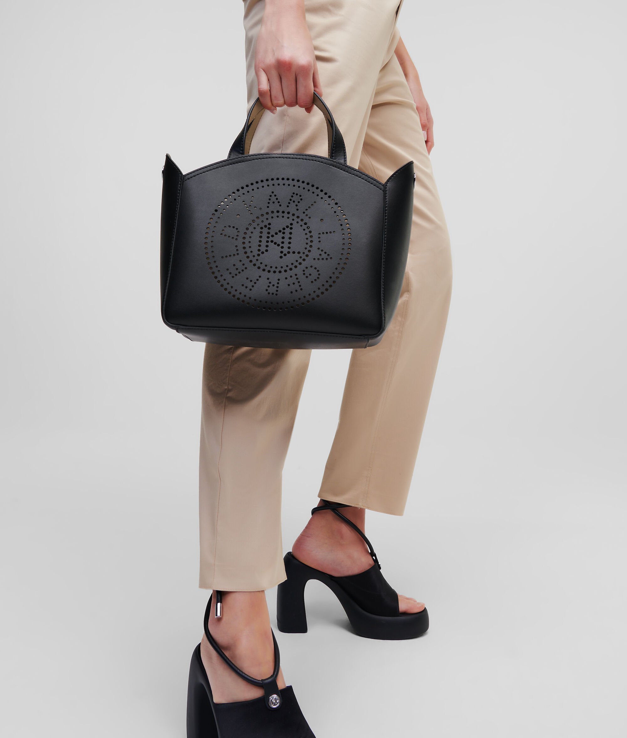 (image for) Performance-Driven K/Circle Perforated Small Tote Bag